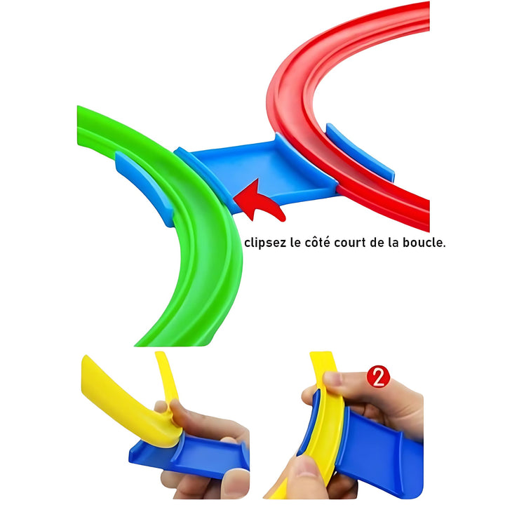 Jeu de la marelle avec anneaux colorés |♣EVEIL MONTESSORI