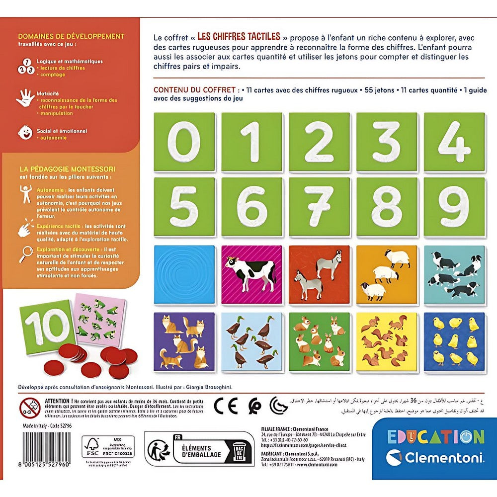 Les chiffres tactiles