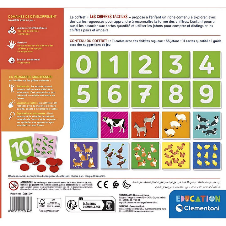 Les chiffres tactiles