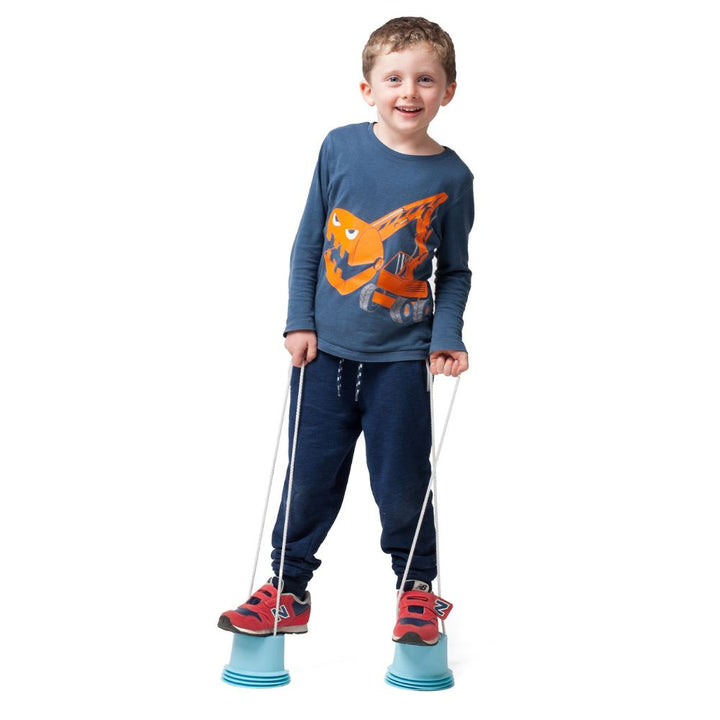 Lot de 6 paires d'échasses pour enfant - Format écoles