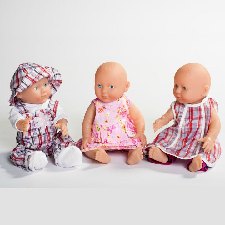 Lot de 3 tenues été pour poupée