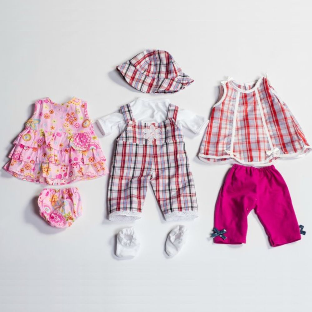 Lot de 3 tenues été pour poupée