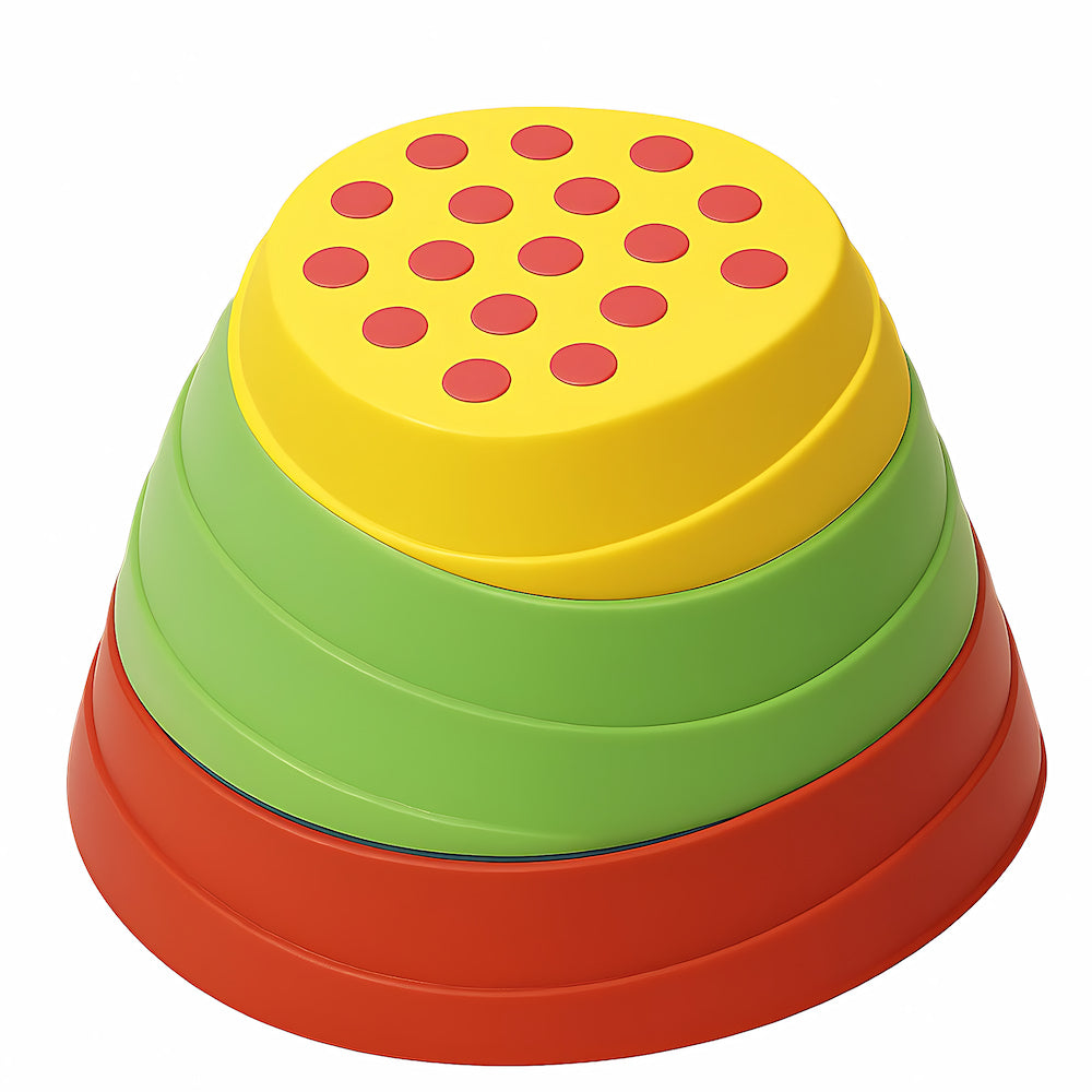 Lot de 6 pierres de rivière texturées | EVEIL MONTESSORI