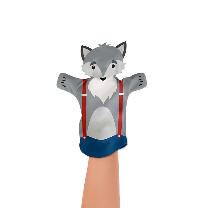 Lot de 11 marionnettes à main en tissu