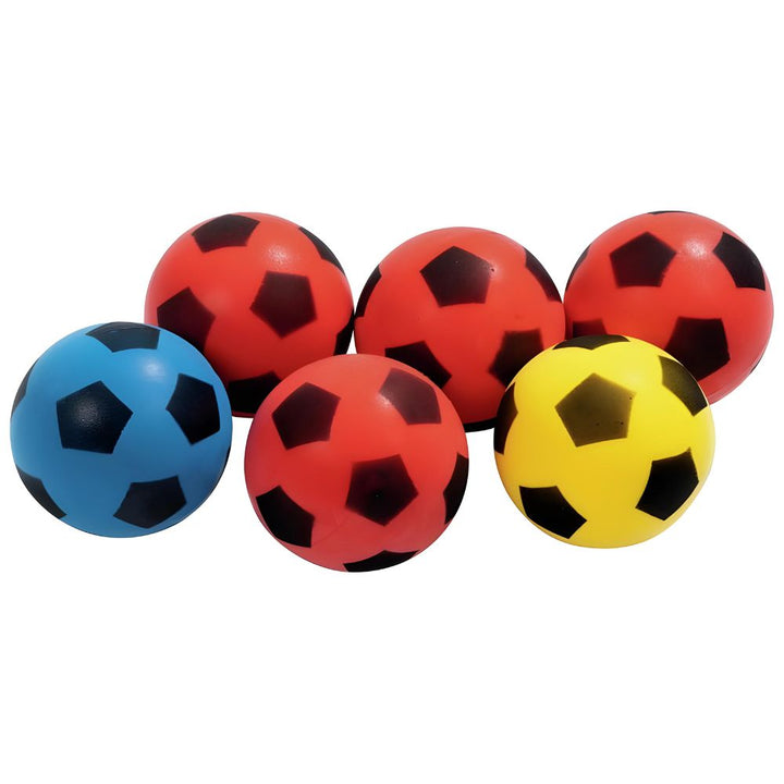 Maxi Lot de 6 mini-ballons en mousse Ø 12 cm