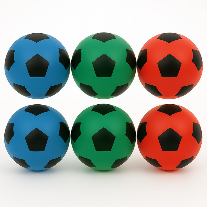 Maxi Lot de 6 mini-ballons en mousse Ø 12 cm