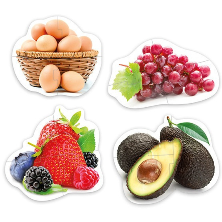 Maxi puzzles : les aliments sains