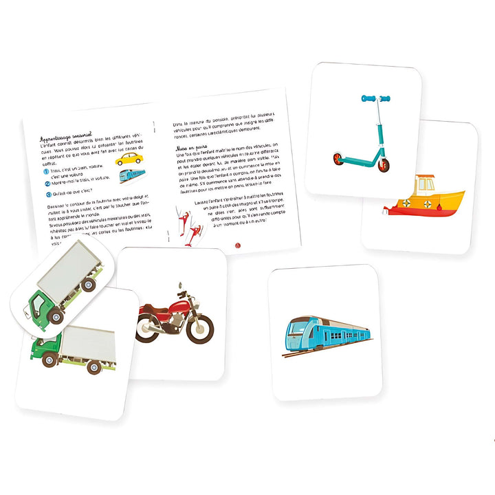 Mes véhicules en feutrines - Eveil montessori