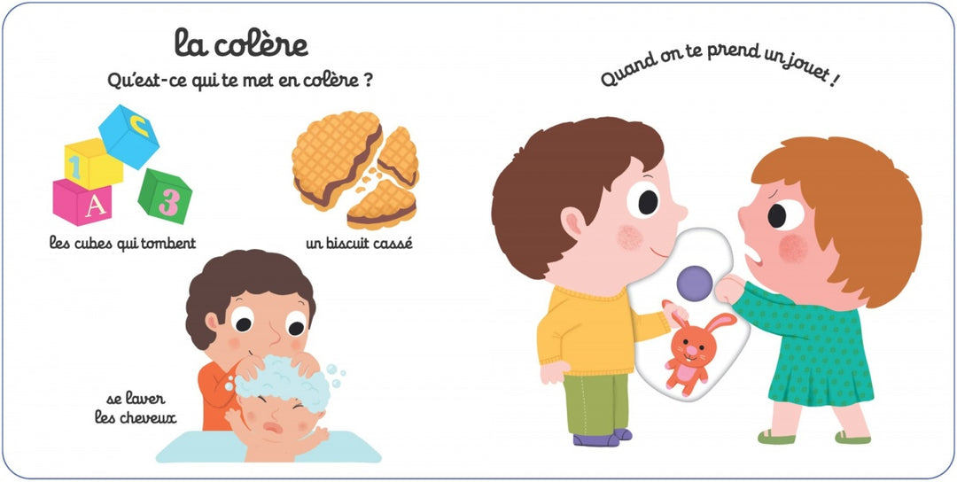 Mon imagier des émotions - Kididoc - Livre animé - dès 1 an