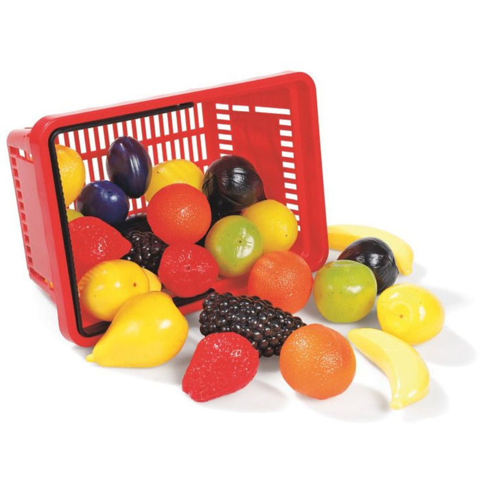 Panier de 24 fruits assortis en Plastique | EVEIL MONTESSORI