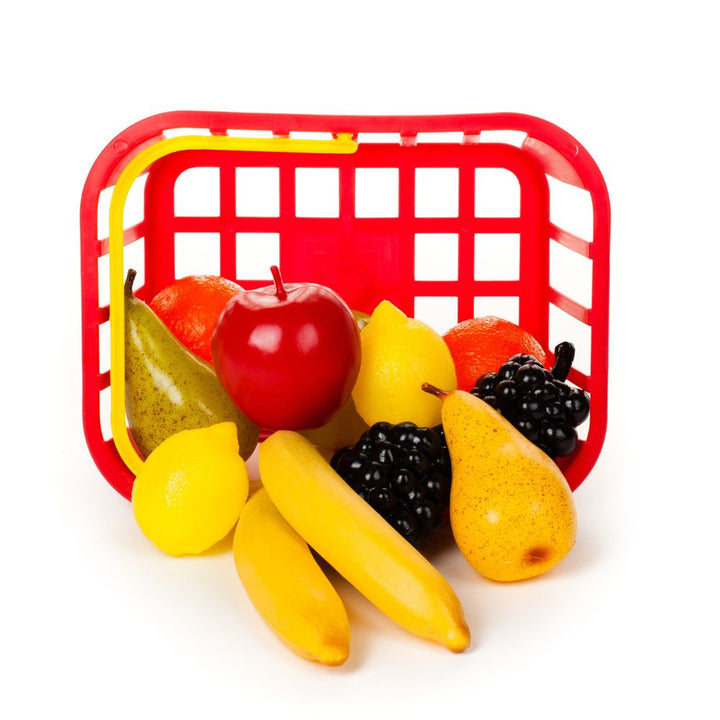 Panier de fruits taille réelle - 12 grands fruits