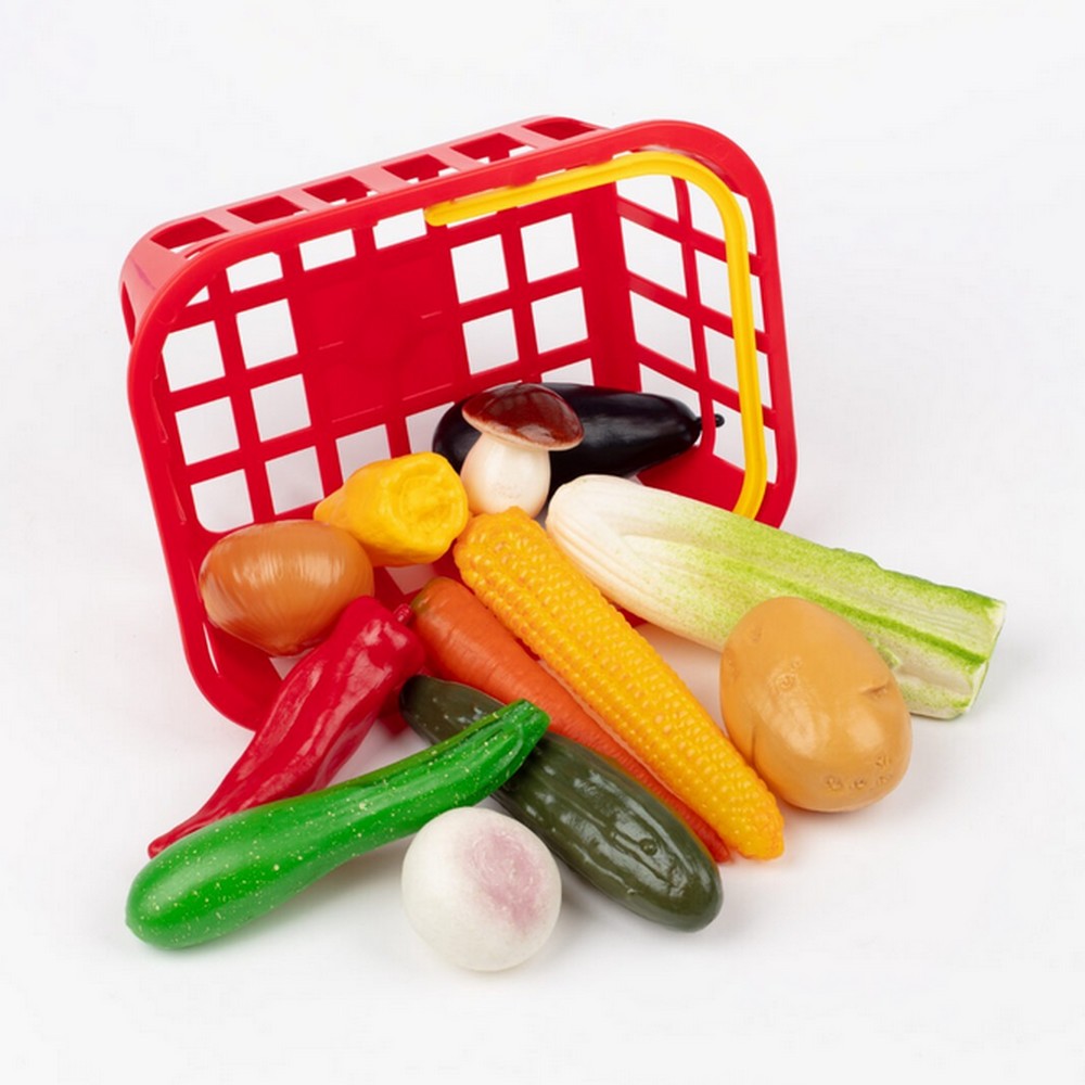 Panier de légumes taille réelle - 12 grands légumes | EVEIL MONTESSORI