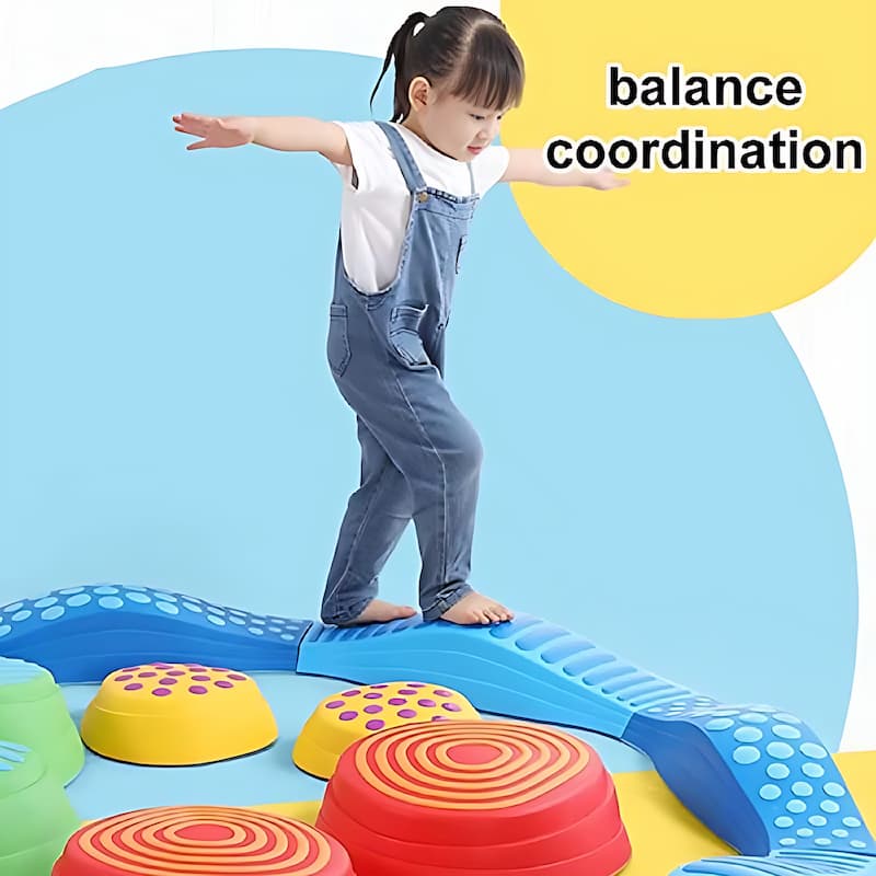 Parcours tactile avec pierres de rivière| EVEIL MONTESSORI