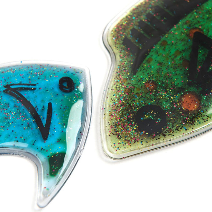 Poissons Tactiles Sensoriels et Scintillants - Set de 6