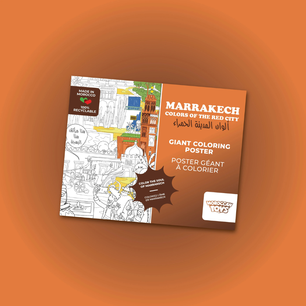 Poster - Marrakech the Red City - 3 - Eveil Montessori Maroc