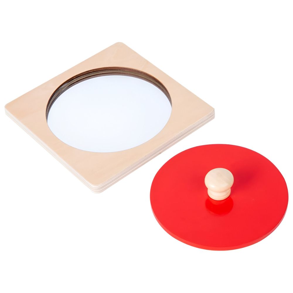 Puzzle disque miroir Montessori