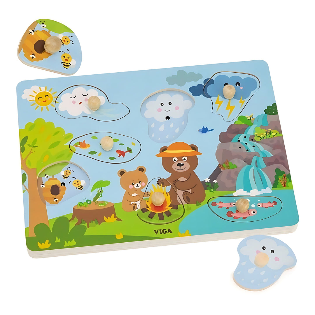 Puzzle Sonore - La Nature | EVEIL MONTESSORI