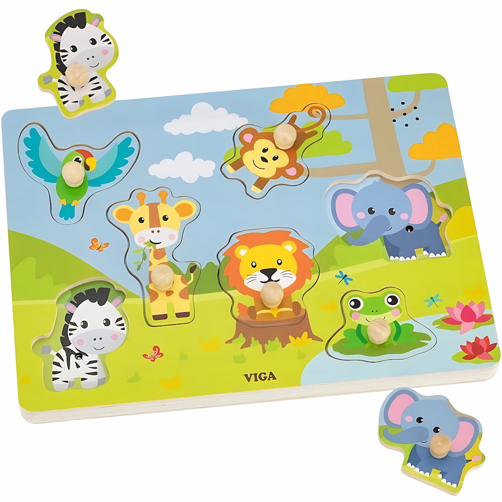 Puzzle Sonore - Animaux de la Jungle | EVEIL MONTESSORI