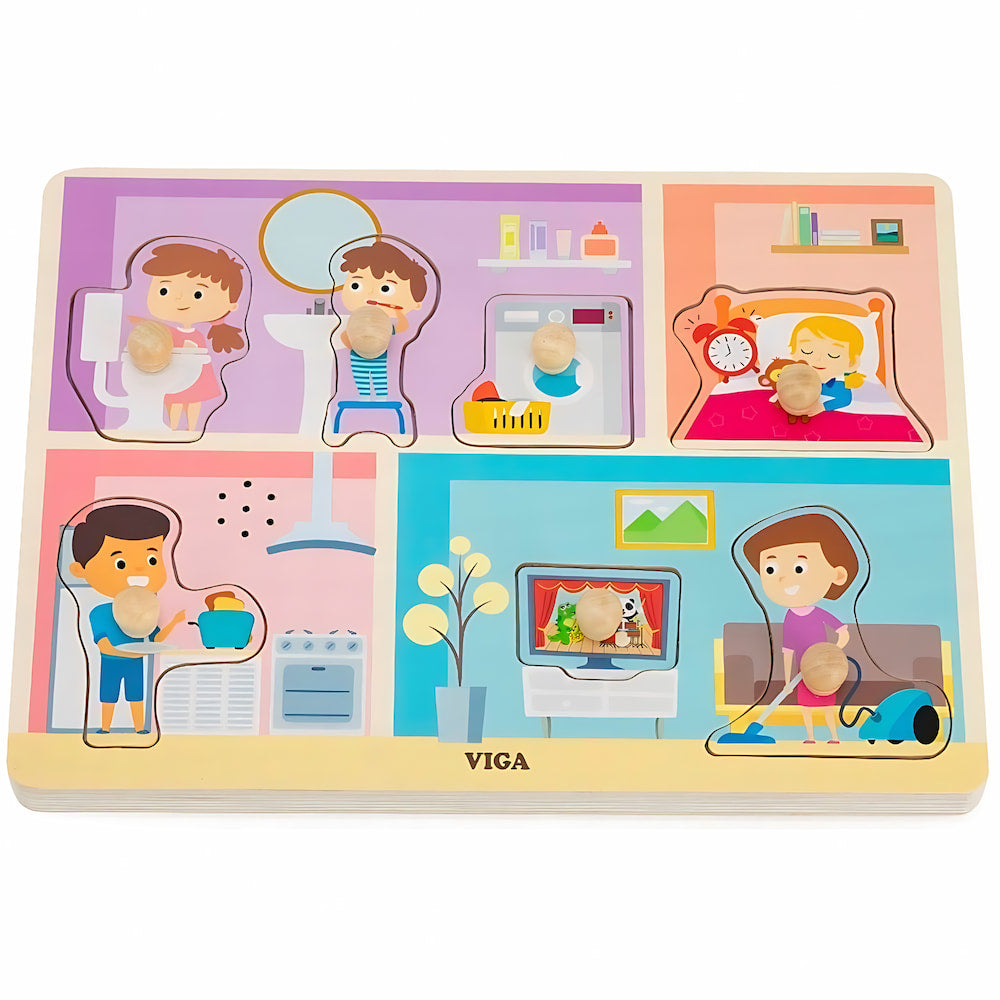 Puzzle Sonore - Autour de la Maison | EVEIL MONTESSORI