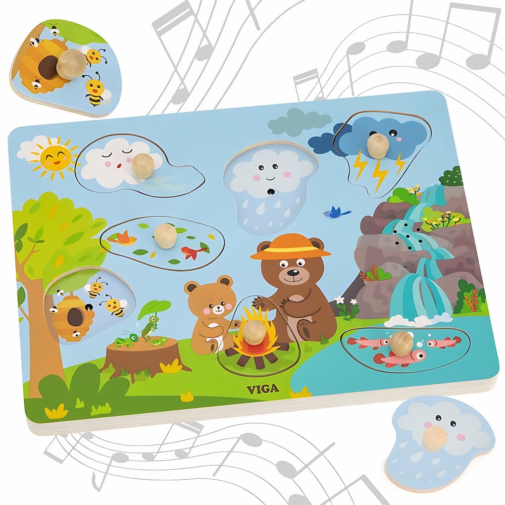 Puzzle Sonore - La Nature | EVEIL MONTESSORI