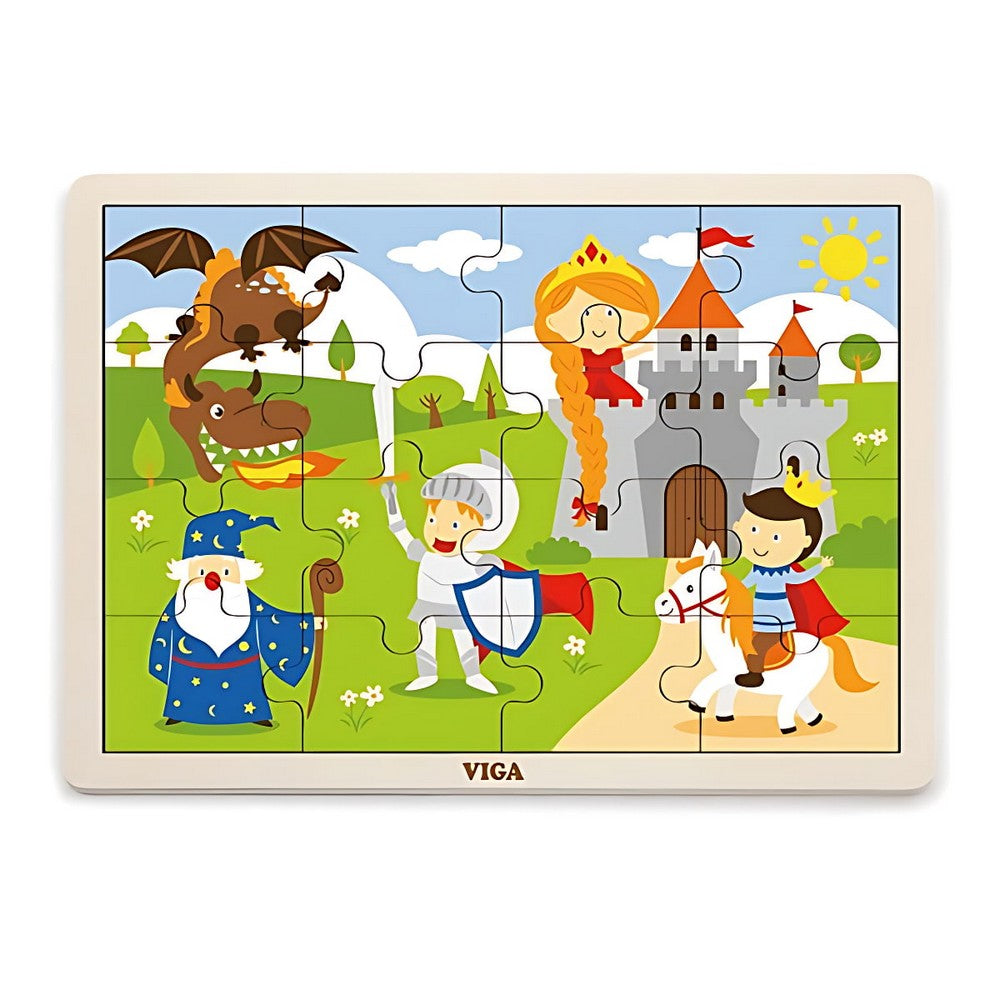 Puzzle en bois 16 pièces Fairy Tale – vue complète