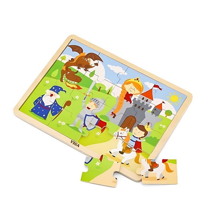 Puzzle éducatif en bois pour enfants – 16 pièces
