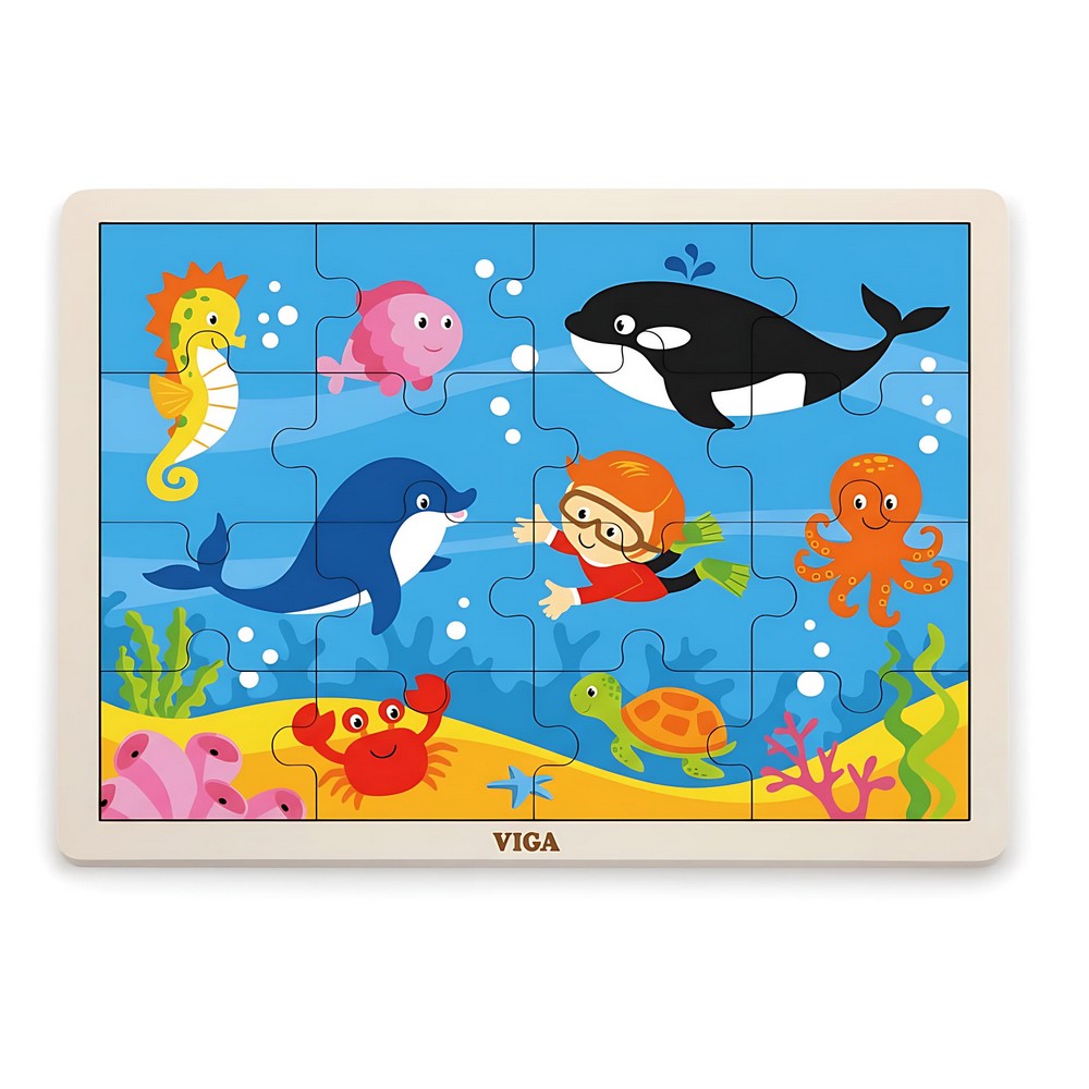Puzzle Viga Toys 51451 – Vue complète | EVEIL MONTESSORI