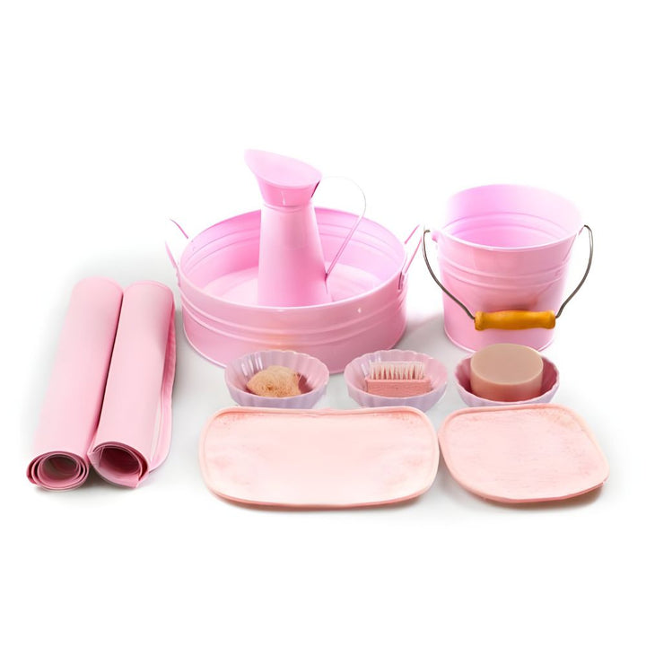 Set lavage des mains - Rose - 1 - Eveil Montessori Maroc