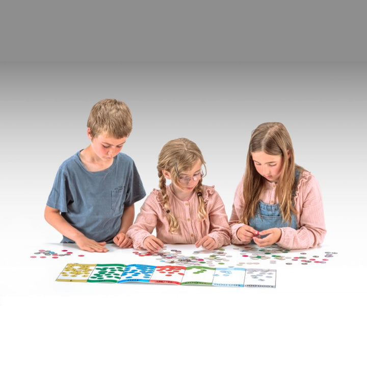 Tableau de numération décimale pliant 80 x 31 cm