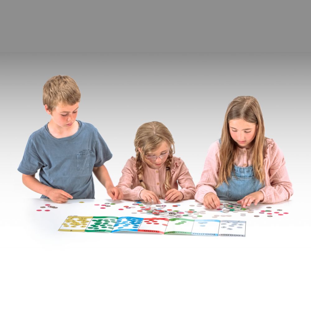 Tableau de numération décimale pliant 80 x 31 cm