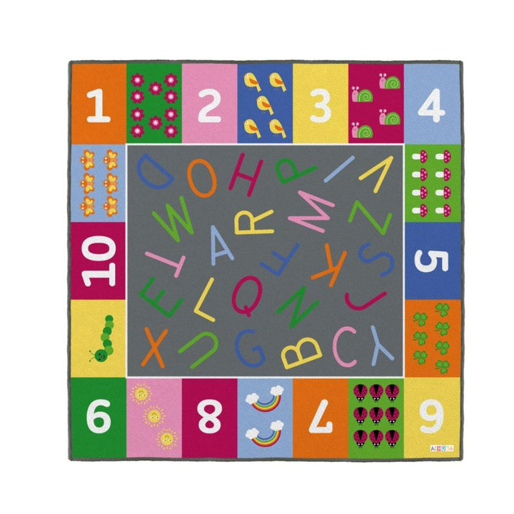 Tapis de regroupement - Chiffres et Lettres - 200x200cm