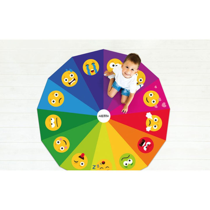 Tapis de regroupement rond géant des émotions D. 200cm