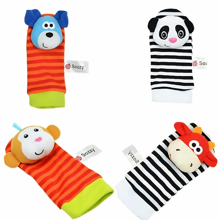 Chaussettes Hochet pour bébé - 1 - Eveil Montessori Maroc