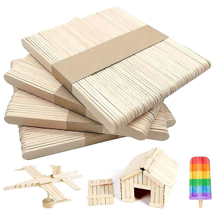 Bâtonnets en bois - Lot de 100 pcs