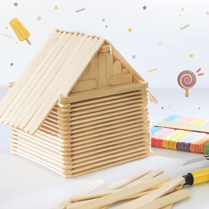 Bâtonnets en bois - Lot de 100 pcs