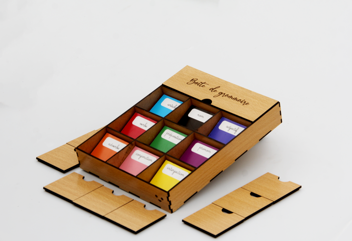 Boîte de grammaire Montessori