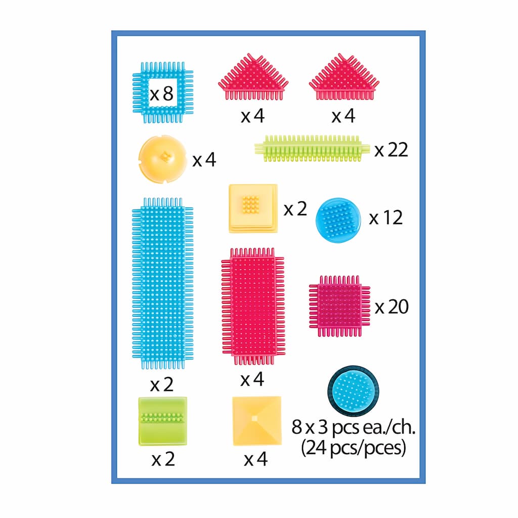 Jeu de construction Bristle Blocks 120pcs