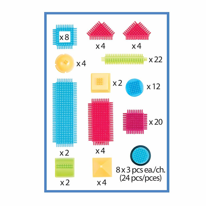 Jeu de construction Bristle Blocks 120pcs