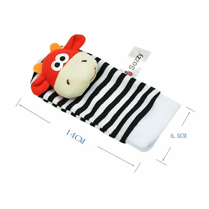 Chaussettes Hochet pour bébé - 2 - Eveil Montessori Maroc