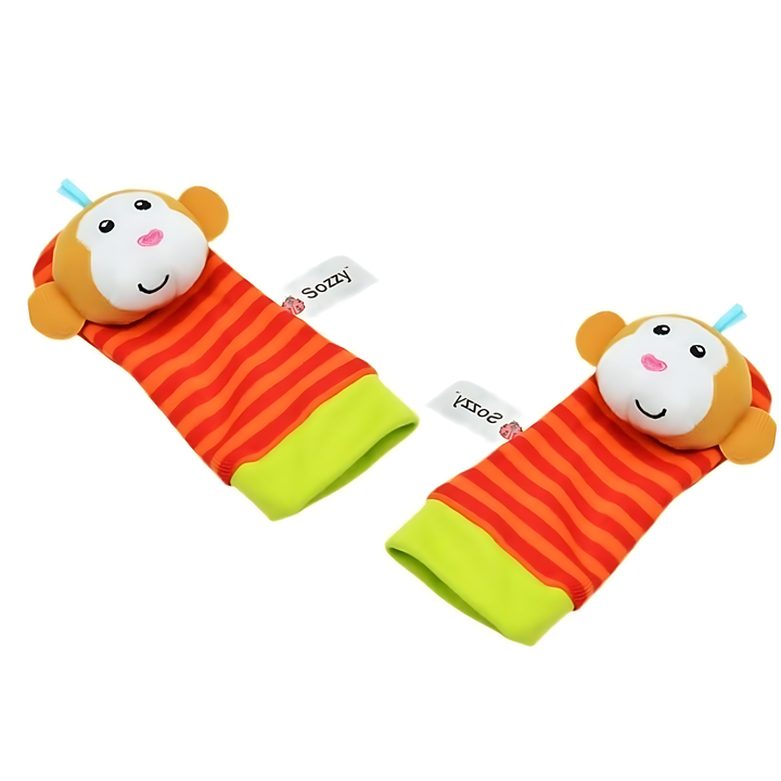 Chaussettes Hochet pour bébé - 6 - Eveil Montessori Maroc