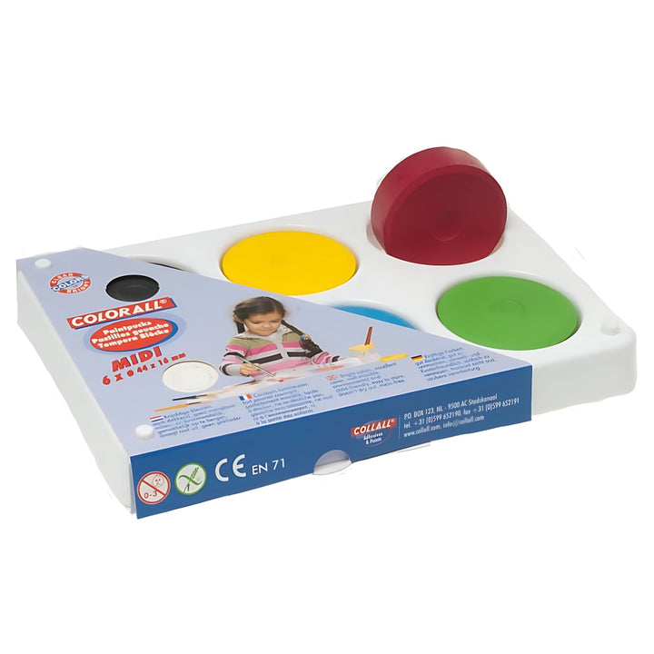 Plateau de 6 blocs de peinture petit format