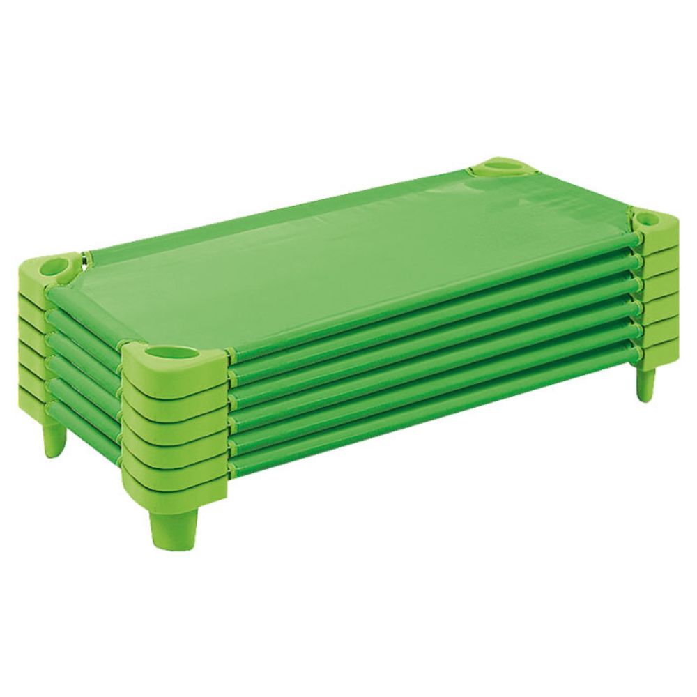 Couchette empilable 133 x 57cm pour crèche et maternelle