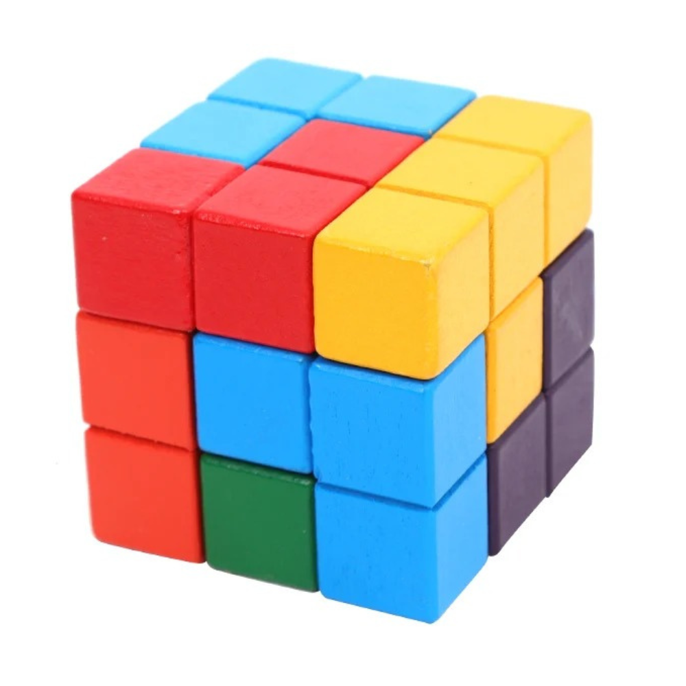 Soma Cube 3D - 1 - Eveil Montessori Maroc