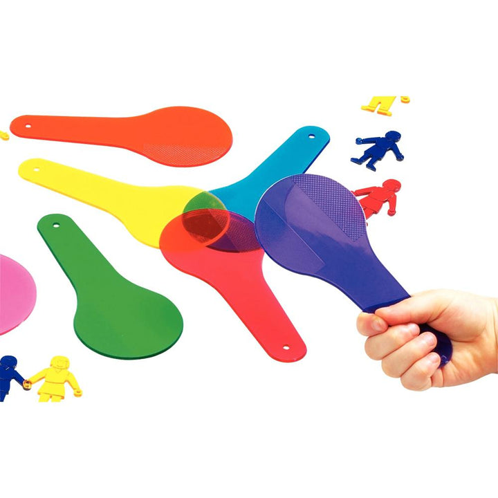 Sachet de 6 palettes 15cm couleurs assorties