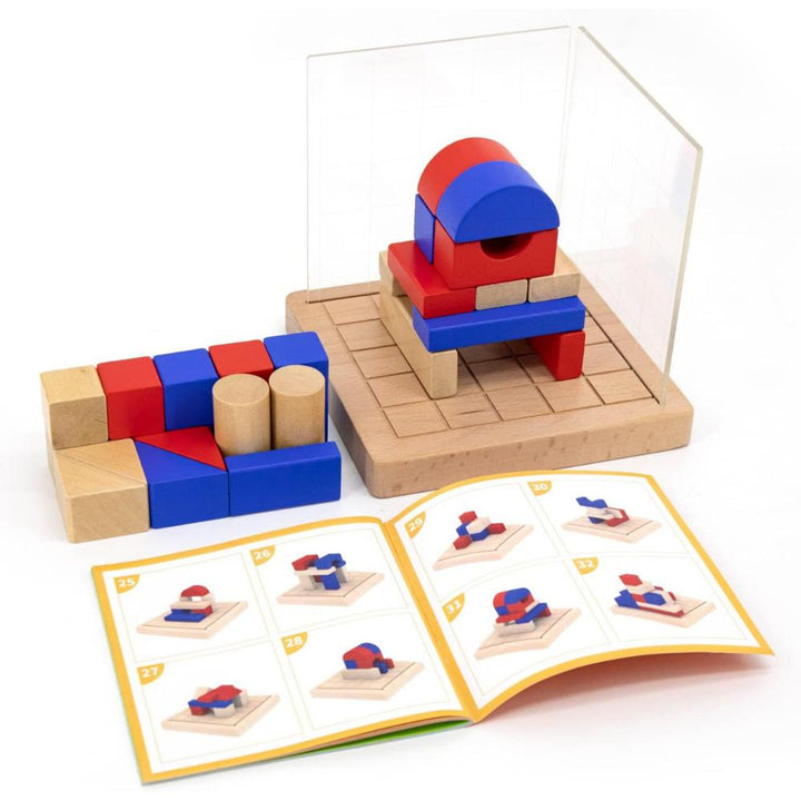 Jeu de Construction 3D - 1 - Eveil Montessori Maroc