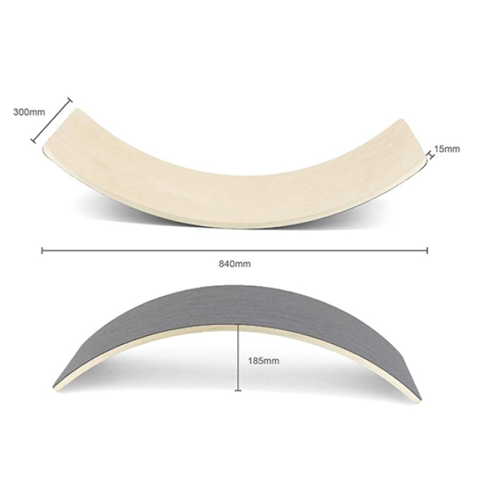 Planche d'équilibre en bois