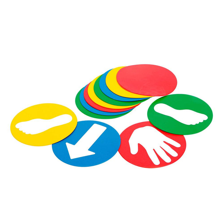 Marquages au sol rond avec stickers