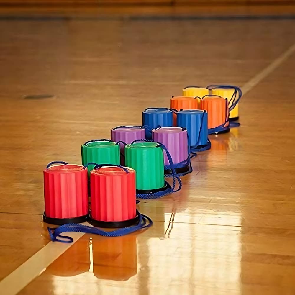 Échasses anti‑dérapantes robustes pour enfants – lot de 2 paires