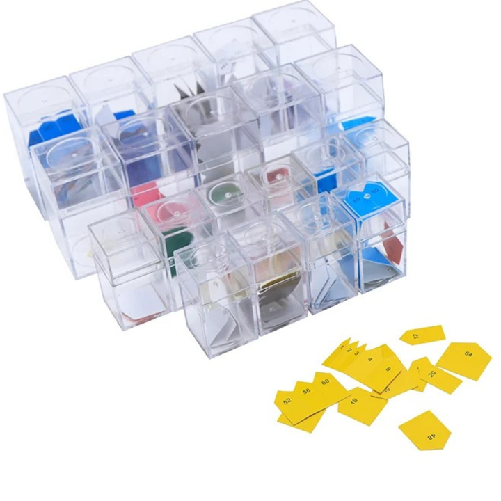 Meuble des perles complet - 5 - Eveil Montessori Maroc
