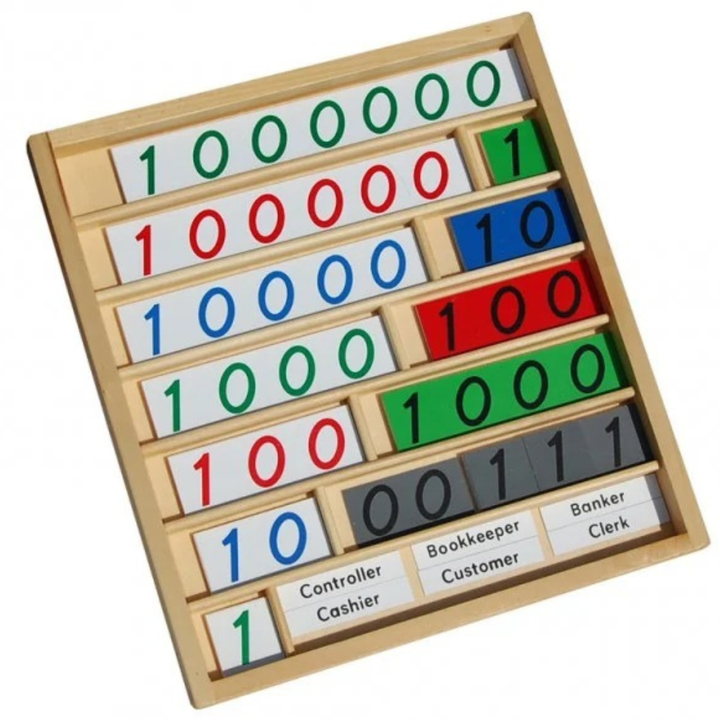 Jeu de la banque - 1 - Eveil Montessori Maroc
